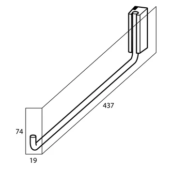 Tiger Handdoekrek Cliqit Donkergrijs RVS - Afbeelding 5