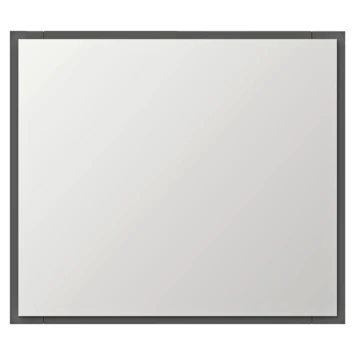 Tiger S-line Frame Spiegel 80x70 Cm Mat Zwart - Afbeelding 2