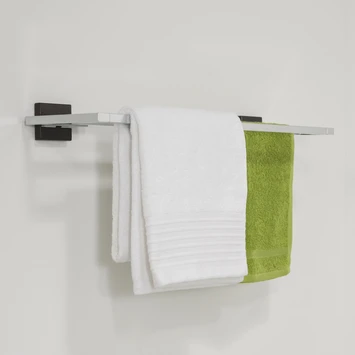 Tiger Dubbel Handdoekrek Zenna Chroom/Wengé - Afbeelding 3