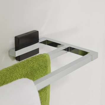 Tiger Dubbel Handdoekrek Zenna Chroom/Wengé - Afbeelding 4