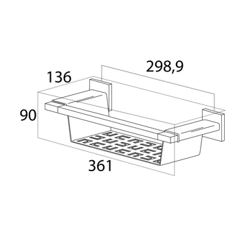 Tiger Wandkorf Items RVS - Afbeelding 4