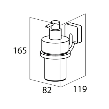Tiger Zeepdispenser Impuls Hangend RVS - Afbeelding 4
