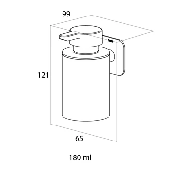 Tiger Zeepdispenser Colar Hangend RVS - Afbeelding 8