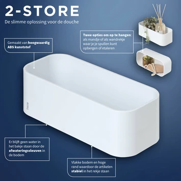 Tiger Wandrek/douchemand 2-store 25cm Wit - Afbeelding 14