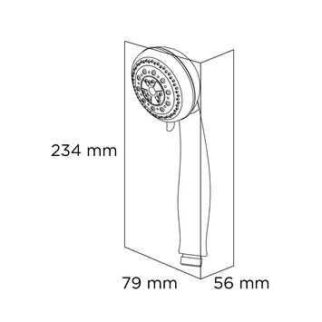 Tiger Splash Handdouche Trento 3 Standen Chroom - Afbeelding 6