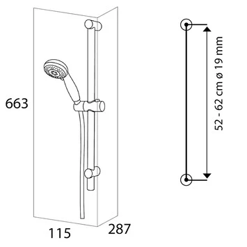 Tiger Splash Doucheset Valencia Waterbesparend Chroom - Afbeelding 6