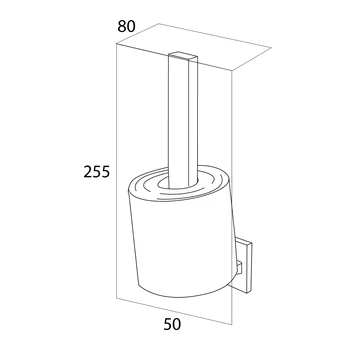 Tiger Reserverolhouder Items Hangend RVS - Afbeelding 5