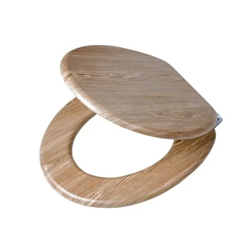 Tiger WC Bril Steigerhout Met Softclose - Afbeelding 2