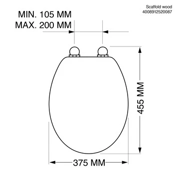 Tiger WC Bril Steigerhout Met Softclose - Afbeelding 10