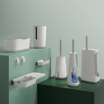 Tiger Toiletborstelhouder TESS Met Swoop Borstel Flexibel Wit/ Lichtgrijs - Afbeelding 6