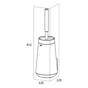Tiger Toiletborstelhouder TESS Met Swoop Borstel Flexibel Wit/ Lichtgrijs - Afbeelding 7