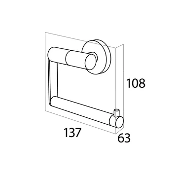 Tiger Toiletrolhouder Boston RVS - Afbeelding 5