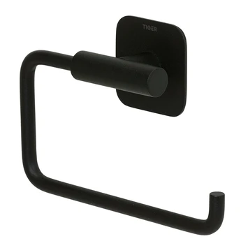 Tiger Toiletrolhouder Colar Zonder Klep Zwart - Afbeelding 2