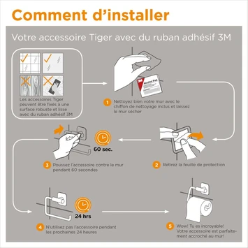 Tiger Haak Colar 4-delig RVS - Afbeelding 9