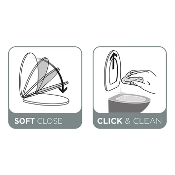 Tiger WC Bril Mason Pergamon Kunststof Met Softclose - Afbeelding 5