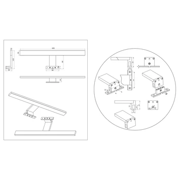 Tiger Spiegelverlichting Eros Chroom 60 Cm 4000K - Afbeelding 9