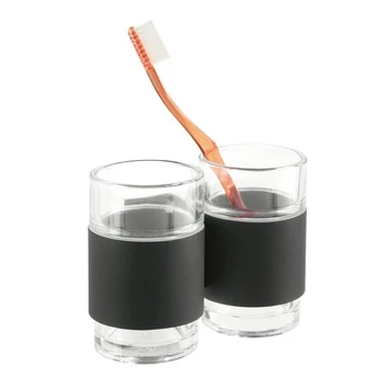 Tiger Dubbele Bekerhouder Nomad Hangend Met Bekers Zwart