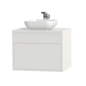 Tiger Helsinki Badkamermeubel 60 Cm Hoogglans Wit Met Waskom - Afbeelding 3