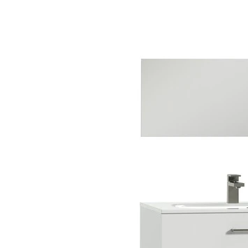 Tiger Badkamermeubel Studio 80cm Hoogglans Wit Met Ronde RVS Greep - Afbeelding 3