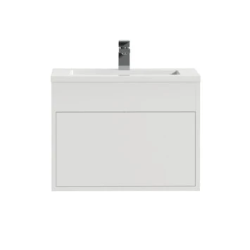 Tiger Helsinki Badkamermeubel 60 Cm Hoogglans Wit Met Wastafel Polybeton Wit - Afbeelding 2