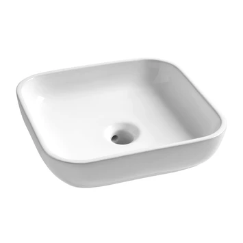 Tiger Maryport Badkamermeubelset 60 Cm Mat Wit Met Licht Eiken Wasblad, Witte Keramische Opzetkom En Matzwarte Grepen - Afbeelding 8