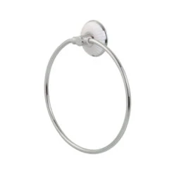 Tiger Ivy Beweegbare Handdoekring Chroom/wit